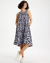 Zenergy® UPF Posh Dots Midi Dress