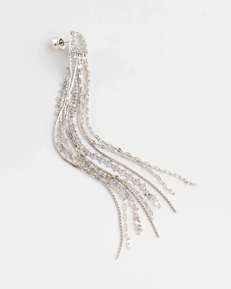 No Droop® Silver-Tone Jellyfish Earrings