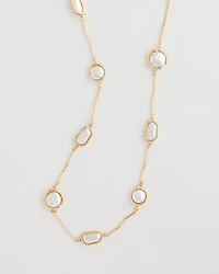 Siren Faux Pearl Long Necklace