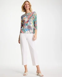 Juliet Lightweight Straight Crop Pants