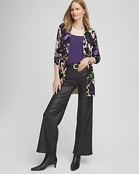 Scroll Print Cardigan