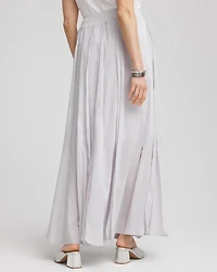 Cotton Silk Voile Maxi Skirt