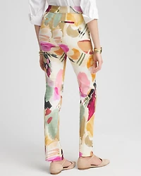 Brigitte™ Abstract Floral Slub Pants