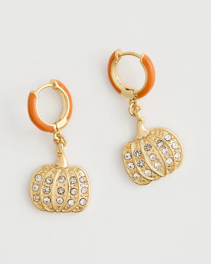 Pumpkin Drop Earrings