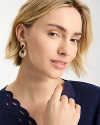 Golden Doorknocker Earrings