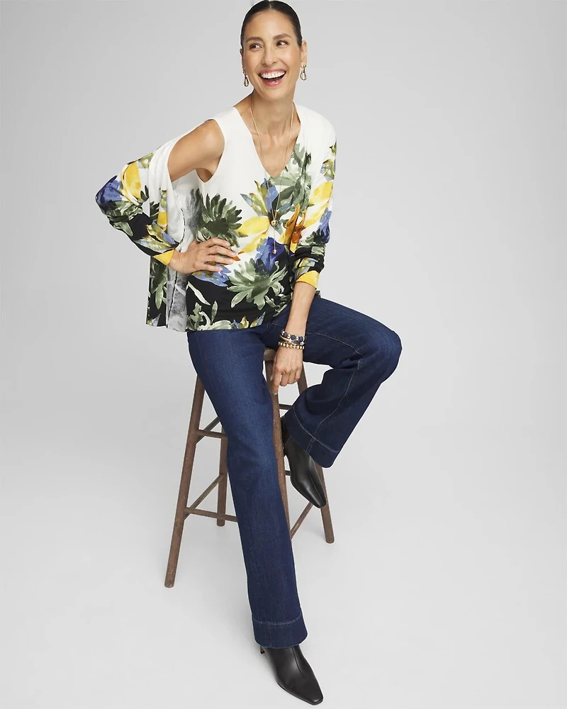 Garden V-neck Sweater Tank