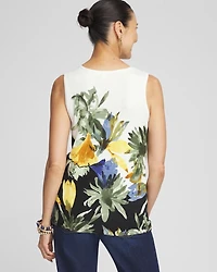 Garden V-neck Sweater Tank