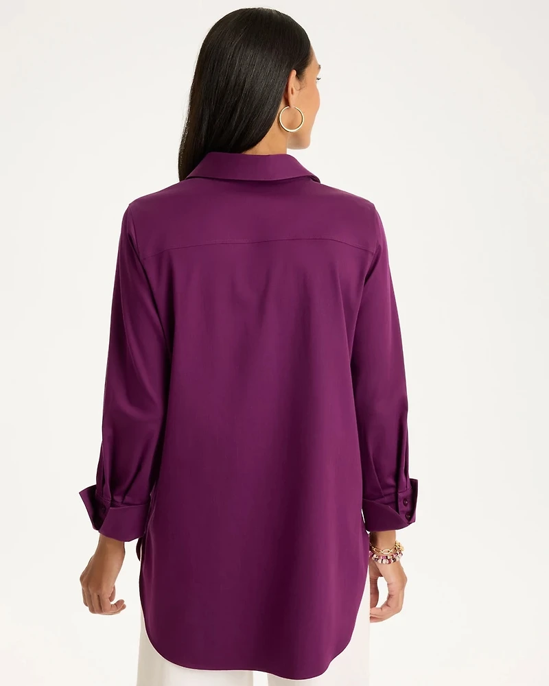No Iron™ Stretch Long-Sleeve Tunic