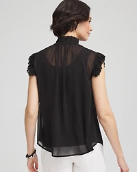 Ruffle Collar Blouse