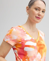 Watercolor V-neck Perfect Tee