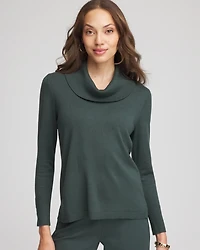 Cowlneck Long-Sleeved Sweater