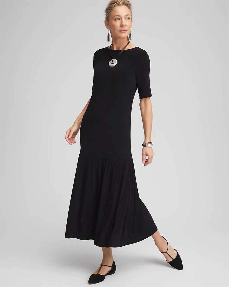 Travelers™ Boatneck Drop-Waist Dress