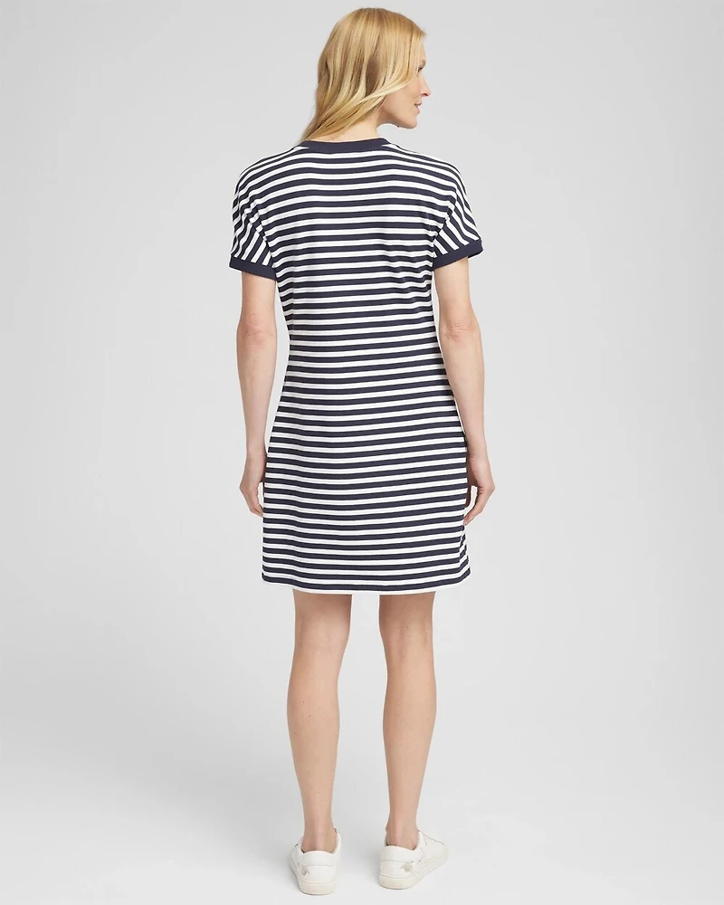 Zenergy® Stripe Twist Front Dress