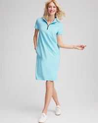 Zenergy® UPF Knit Half-Zip Dress