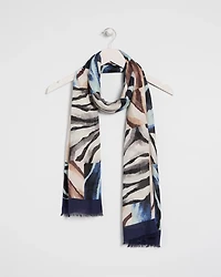 Zebra Zing Oblong Scarf