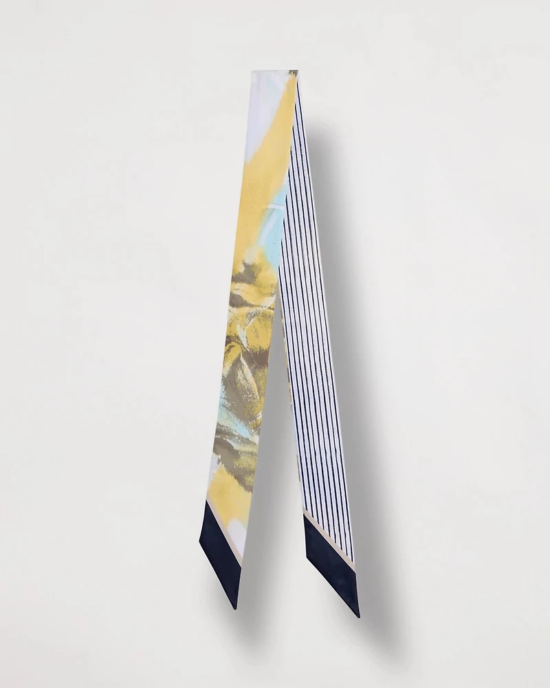 Striped Skinny Scarf