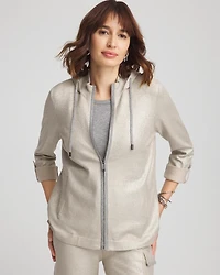 Zenergy® Luxe Foiled Cashmere Blend Hoodie