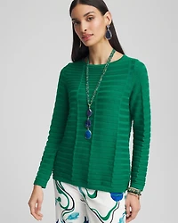 Boat Neck Pullover Sweater