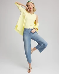 Stretch-Sateen Shirt