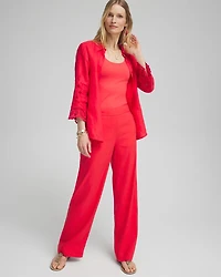 Linen Stretch Relaxed Pants