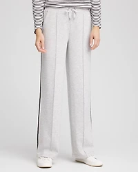 Petite Zenergy® Double-Knit Lattice Trim Pants