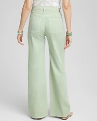 So Slimming® High Rise Wide Leg Jeans