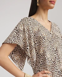 Touch of Cool™ Handkerchief-Sleeve V-Neck Tee