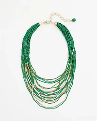 Layered Seed Bead Necklace