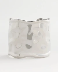 Silvertone Statement Cuff Bracelet