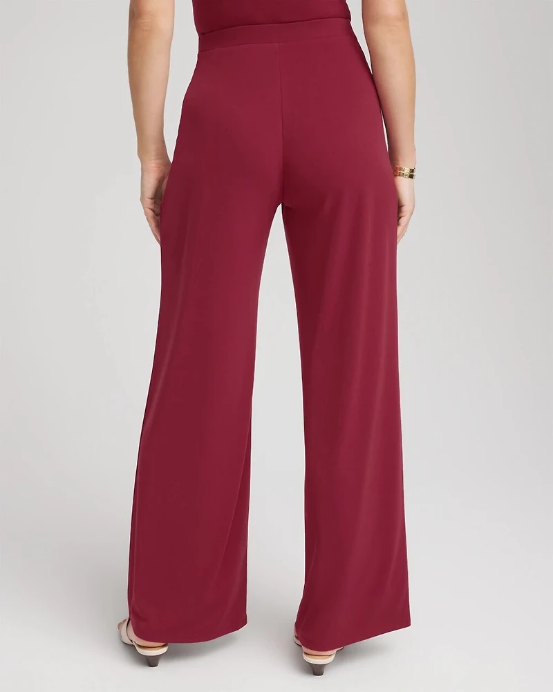 Travelers™ Knit Wide-Leg Pants