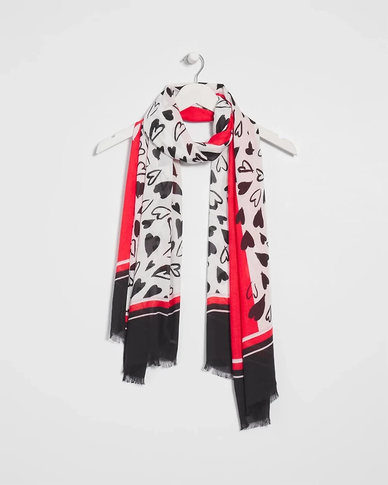 Lover Girl Woven Oblong Scarf