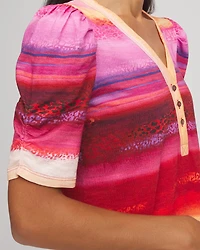 Rio Sunset Henley Tee