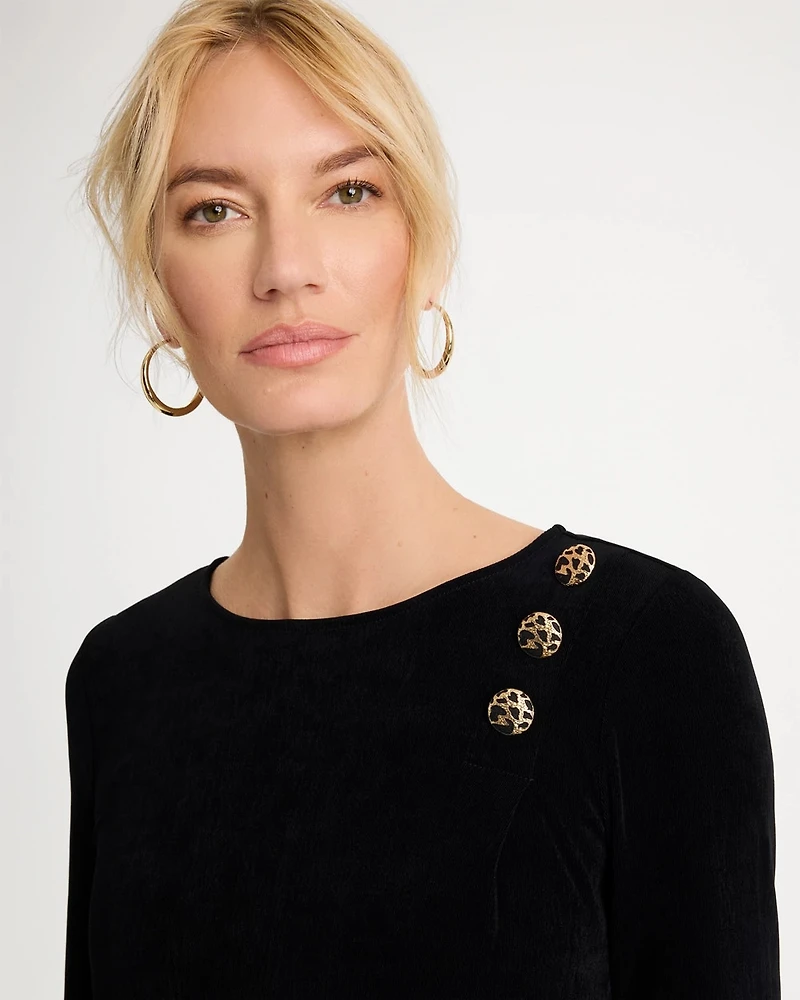 Travelers™ 3/4 Flutter Sleeve Pullover