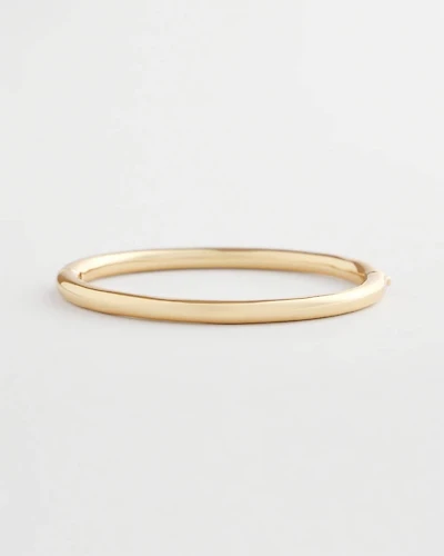 Goldtone Hinge Bangle