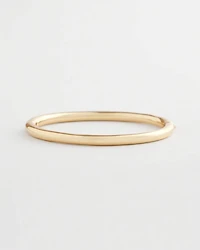 Goldtone Hinge Bangle