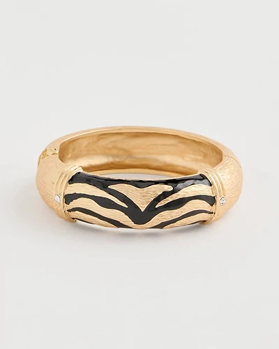 Tiger Hinge Cuff Bracelet