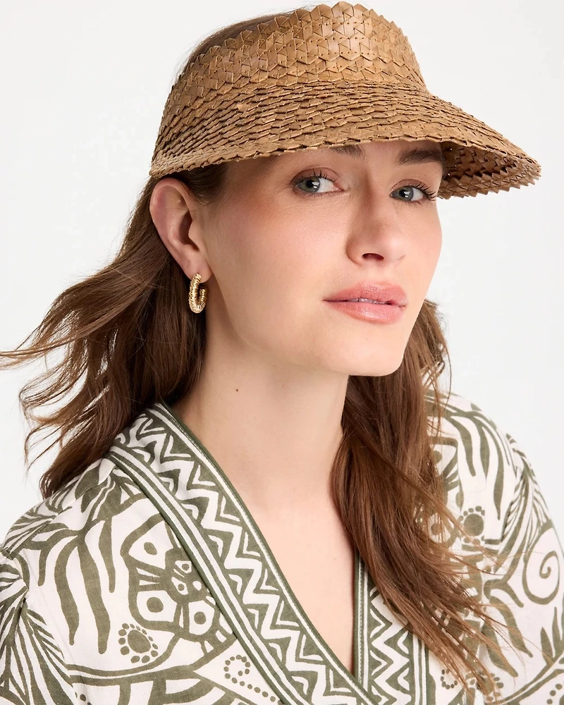 Chico's x Romi Santorini Visor Hat