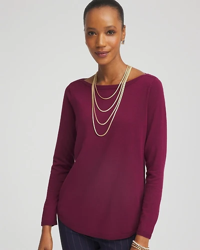 Ella Bateau Pullover Sweater