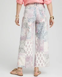 So Slimming® High-Rise Floral Patchwork Jeans