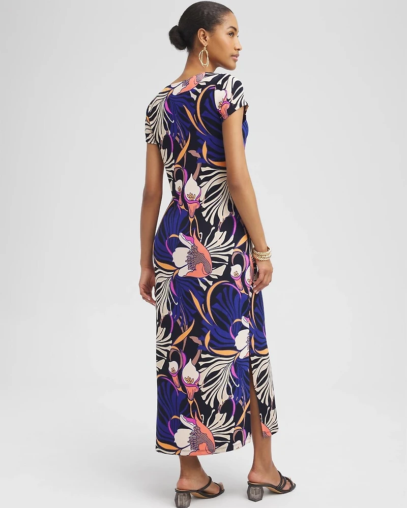 Petite Travelers™ Classic Floral Maxi Dress