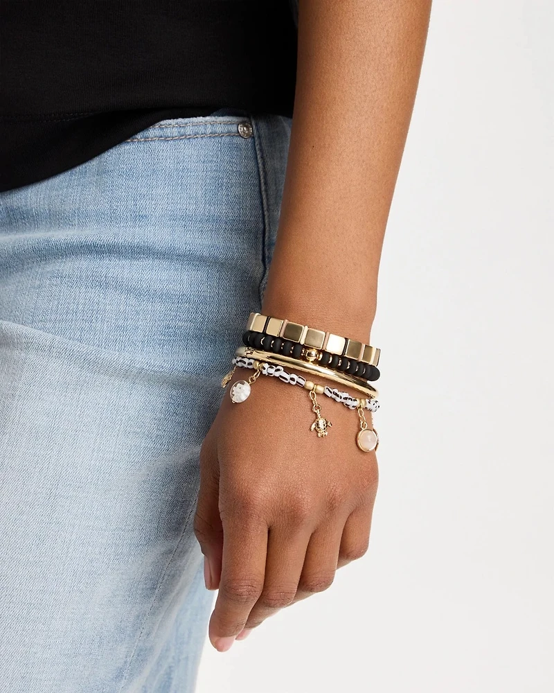 Beachy Charm Stretch Bracelet