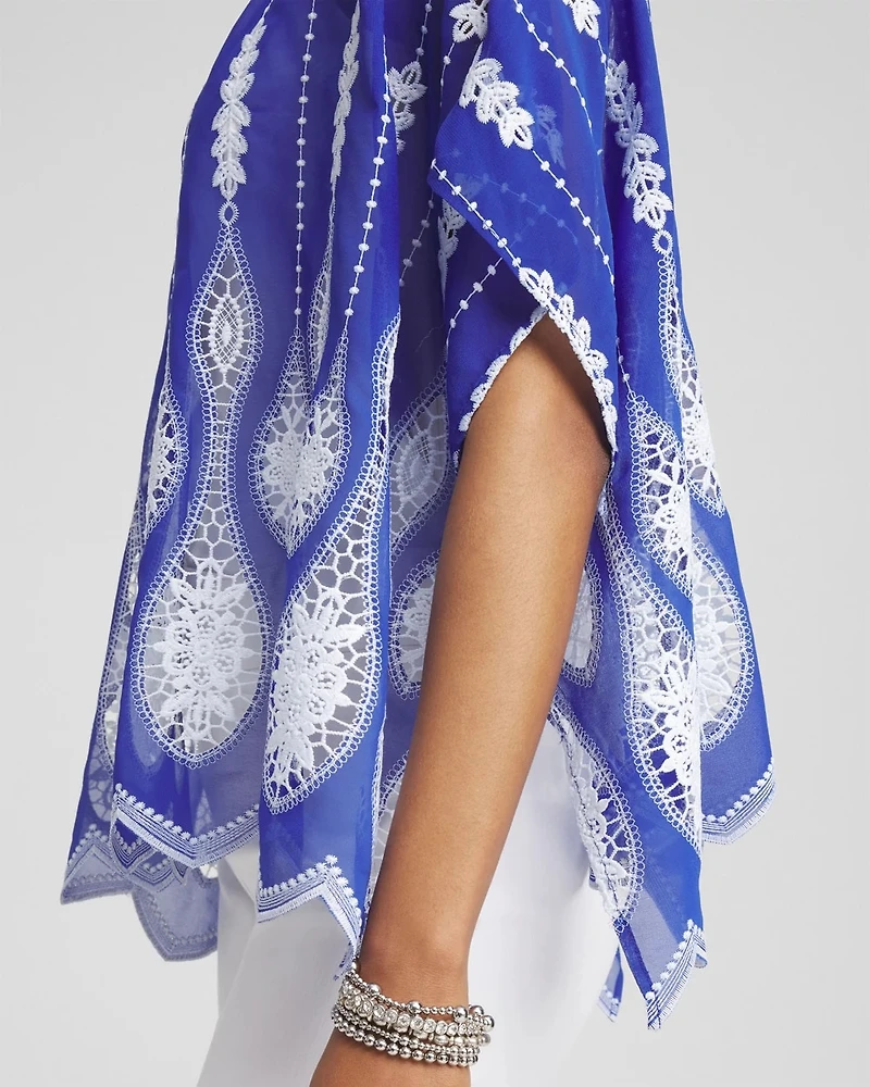 Cutwork Embroidered Poncho