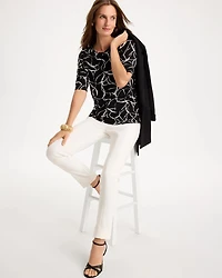Abstract Touch of Cool™ Elbow-sleeve Layering Tee