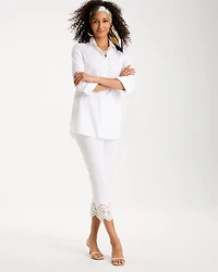 Brigitte™ Slim Scalloped Ankle Pants