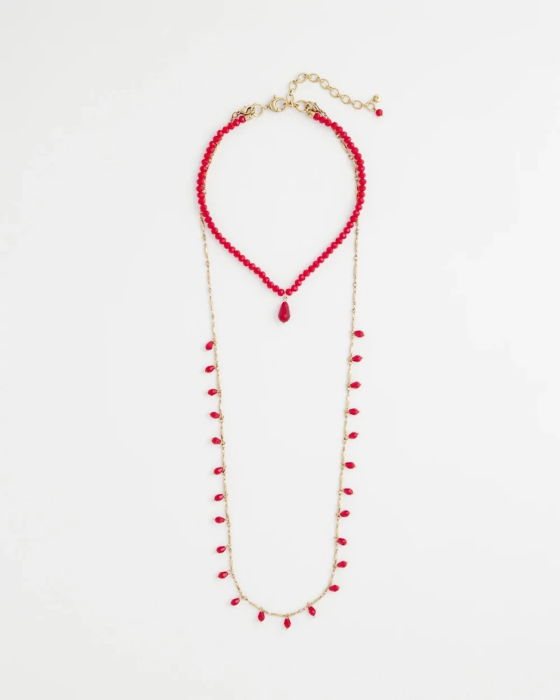 Convertible Red Necklace