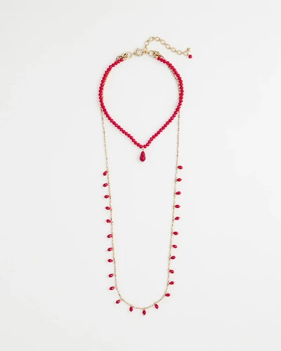Convertible Red Necklace