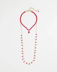 Convertible Red Necklace