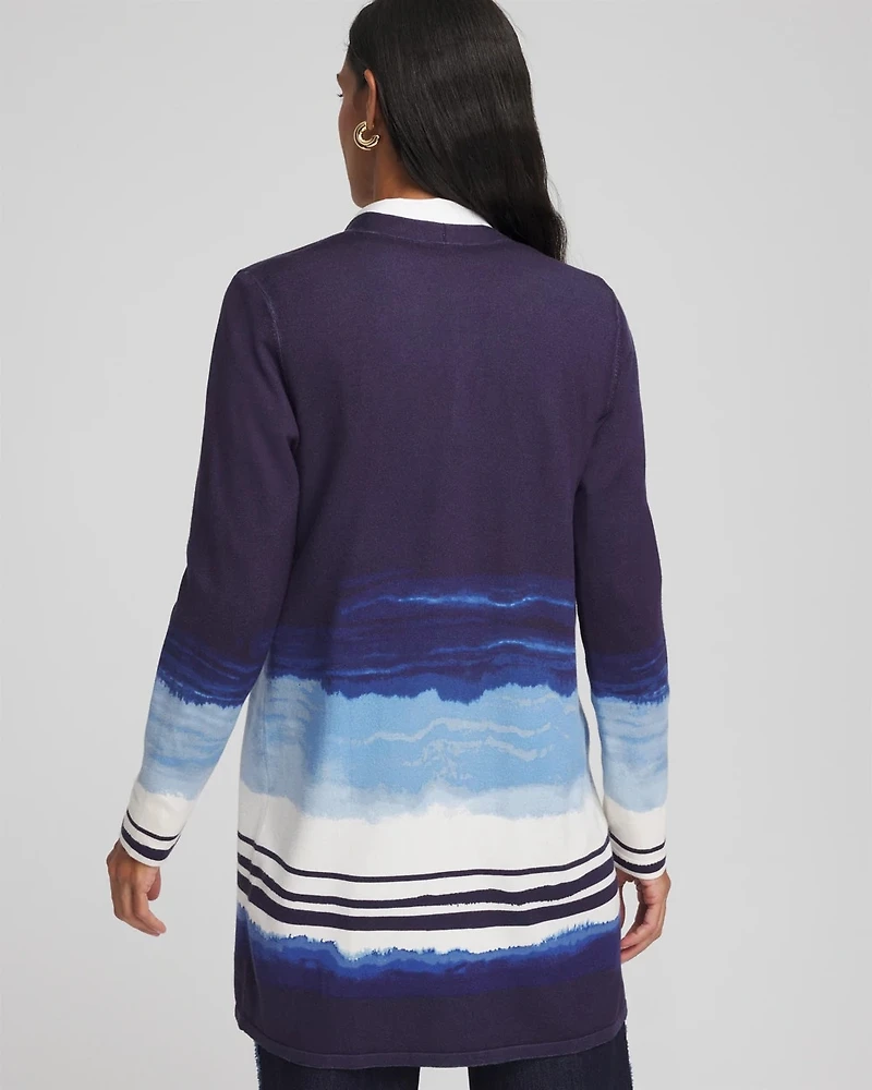 Stripe Ombre Duster Cardigan