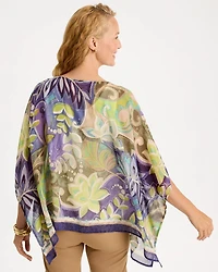 Woven Printed Poncho
