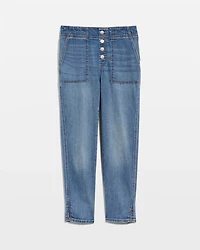Pull-On 22" Capri Jeans